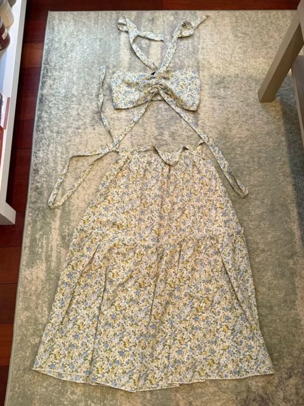 Floral Two-Piece Dress Set